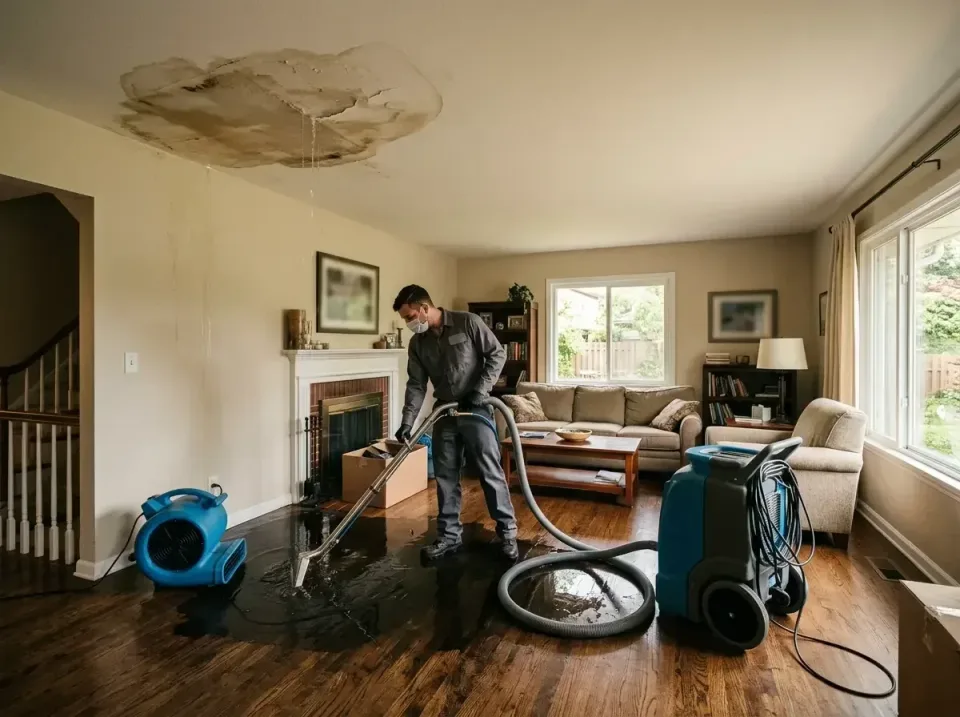 attic-pipe-burst-ceiling-drip-008 — frequently asked questions, Water Damage Restoration & Carpet Care in Weston, WI